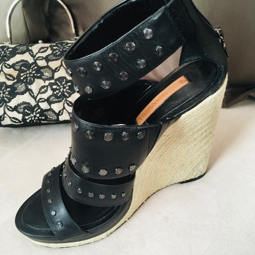 BCBG Studded Wedges - Picture 2 of 9